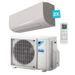 Daikin Daikin Sensira Multi-split 2x binnenunit 2,5 kW + buitenunit 4,0 kW R32 wit (incl. 2x IR afstandsbediening en Wifi)